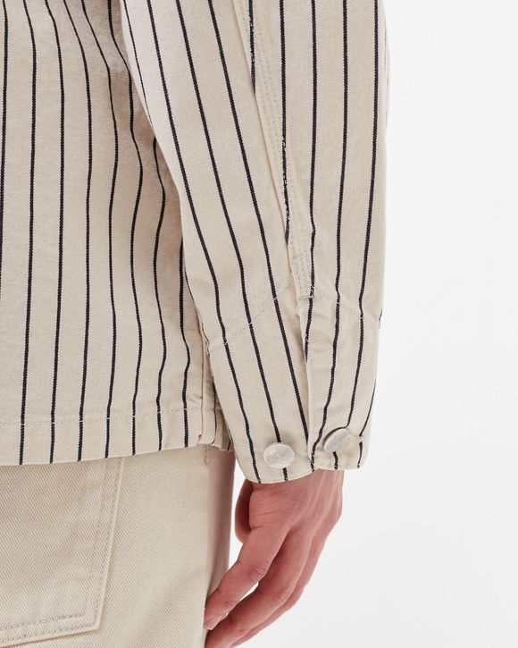 Trade Stripe Michigan Chore Coat - Dollar Green/Black