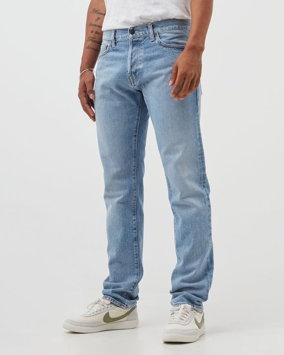 Carhartt WIP Klondike Pant (Tapered) Blue - Blue light used wash