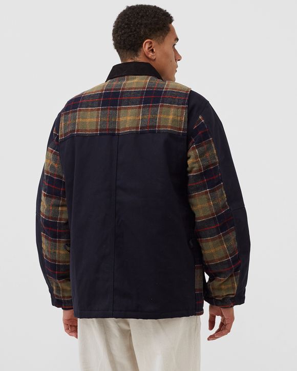 Carhartt WIP Highland Jacket Multi - DARK NAVY / BARRON CHECK, SEAWEED