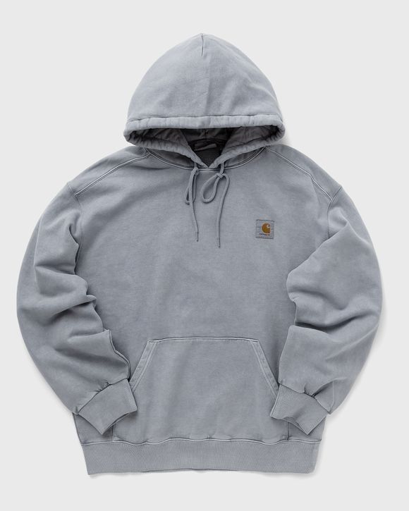 Carhartt WIP Hooded Vista Sweat Blue - MIRROR GARMENT DYED