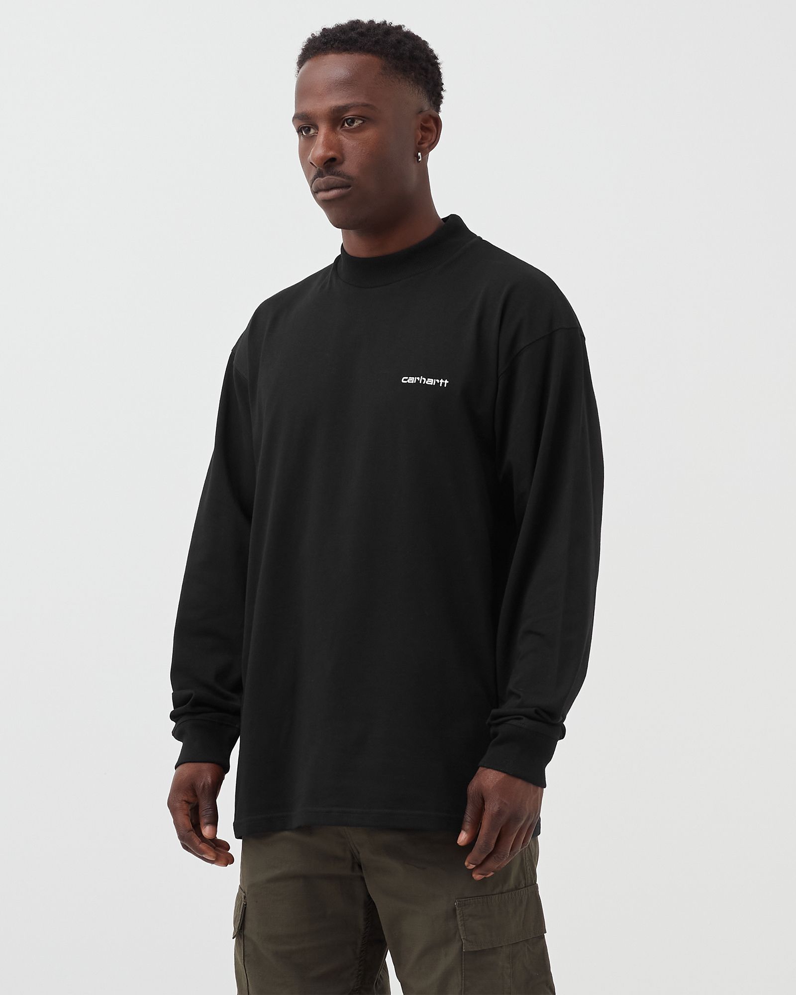 Mockneck Script Longsleeve