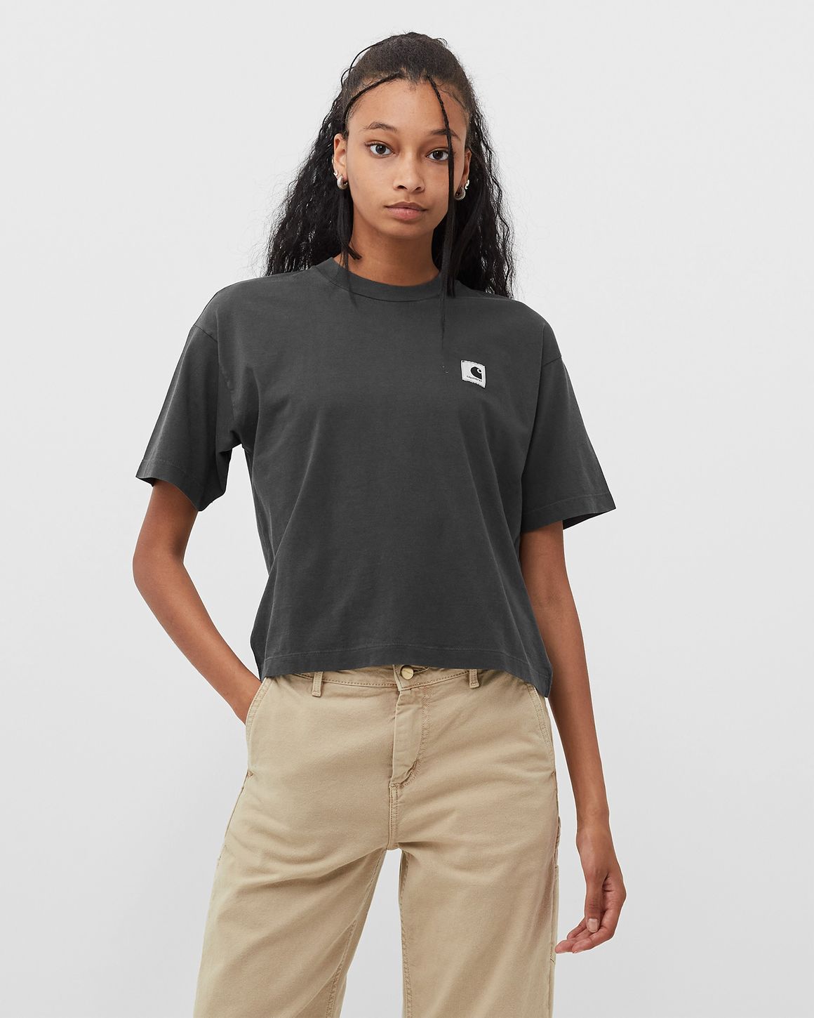 Carhartt WIP W' S/S Nelson T-Shirt Grey | BSTN Store