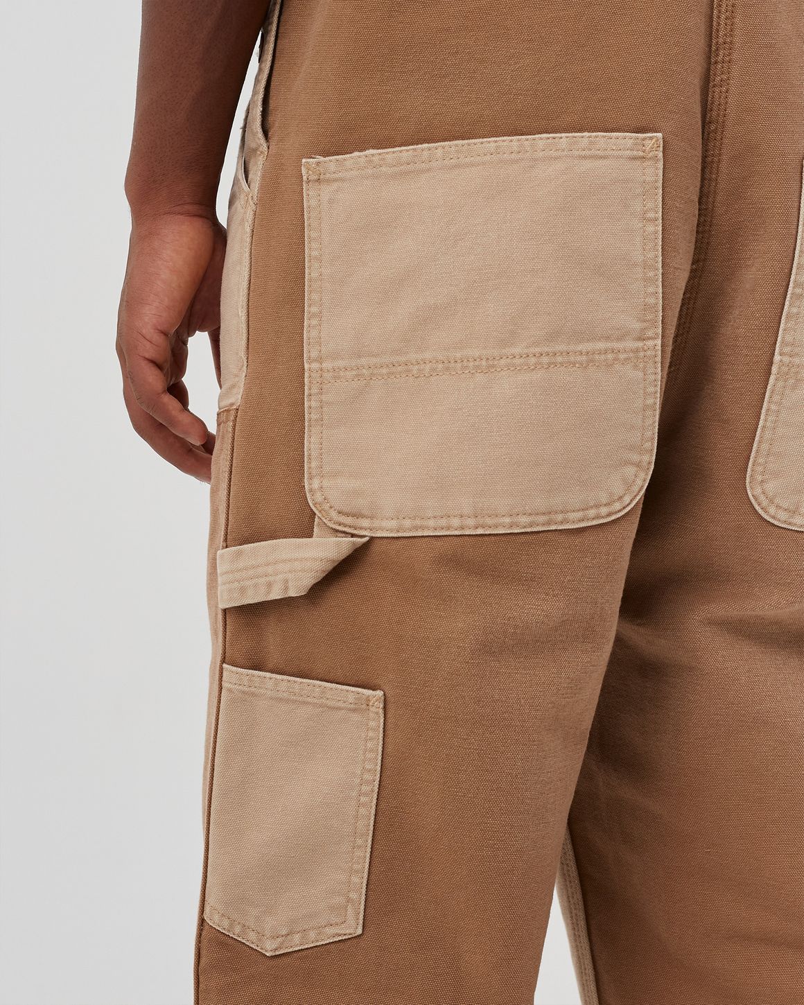 Carhartt WIP Double Knee Bib Overall Brown | BSTN Store