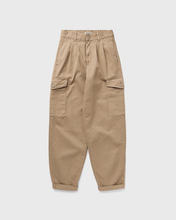 Carhartt WIP cotton trousers Collins Pant beige color I029789