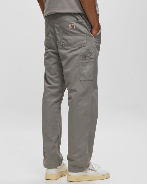 Carhartt WIP Flint Pant Grey - MARENGO GARMENT DYED