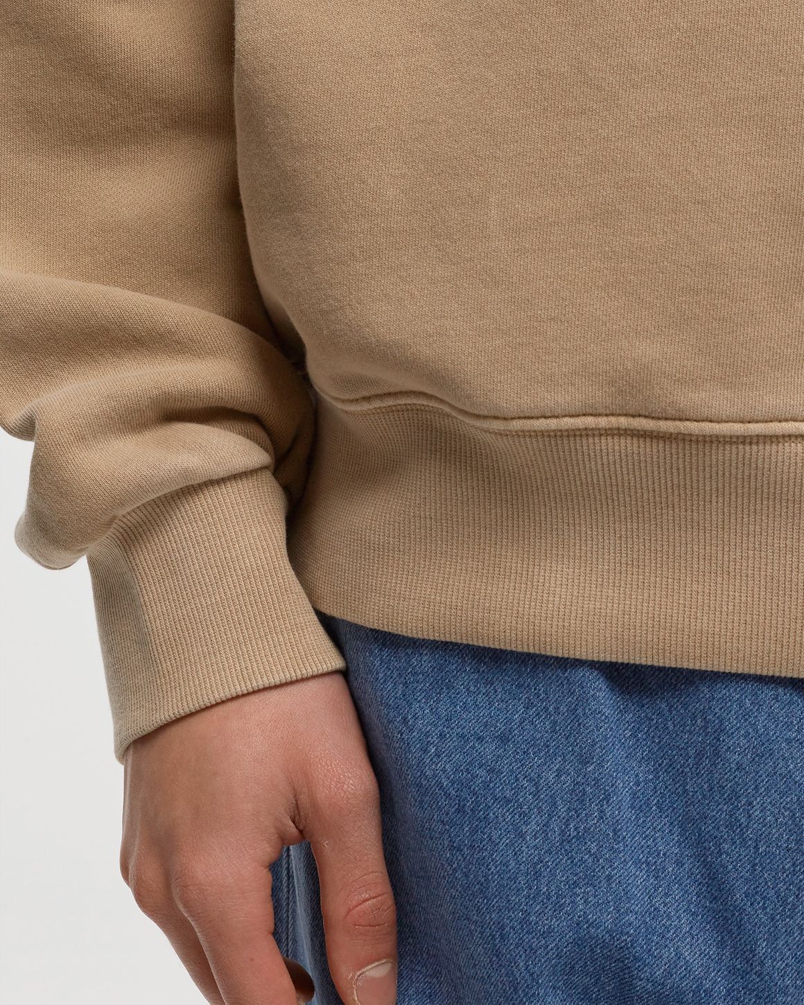 トップス nouw. \"Drawn sweat\" Brown 2024 A/W 3rd A/W 3rd nouw. Brown 2024 \