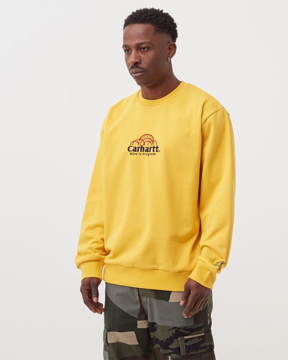 Sweat 2025 jaune carhartt