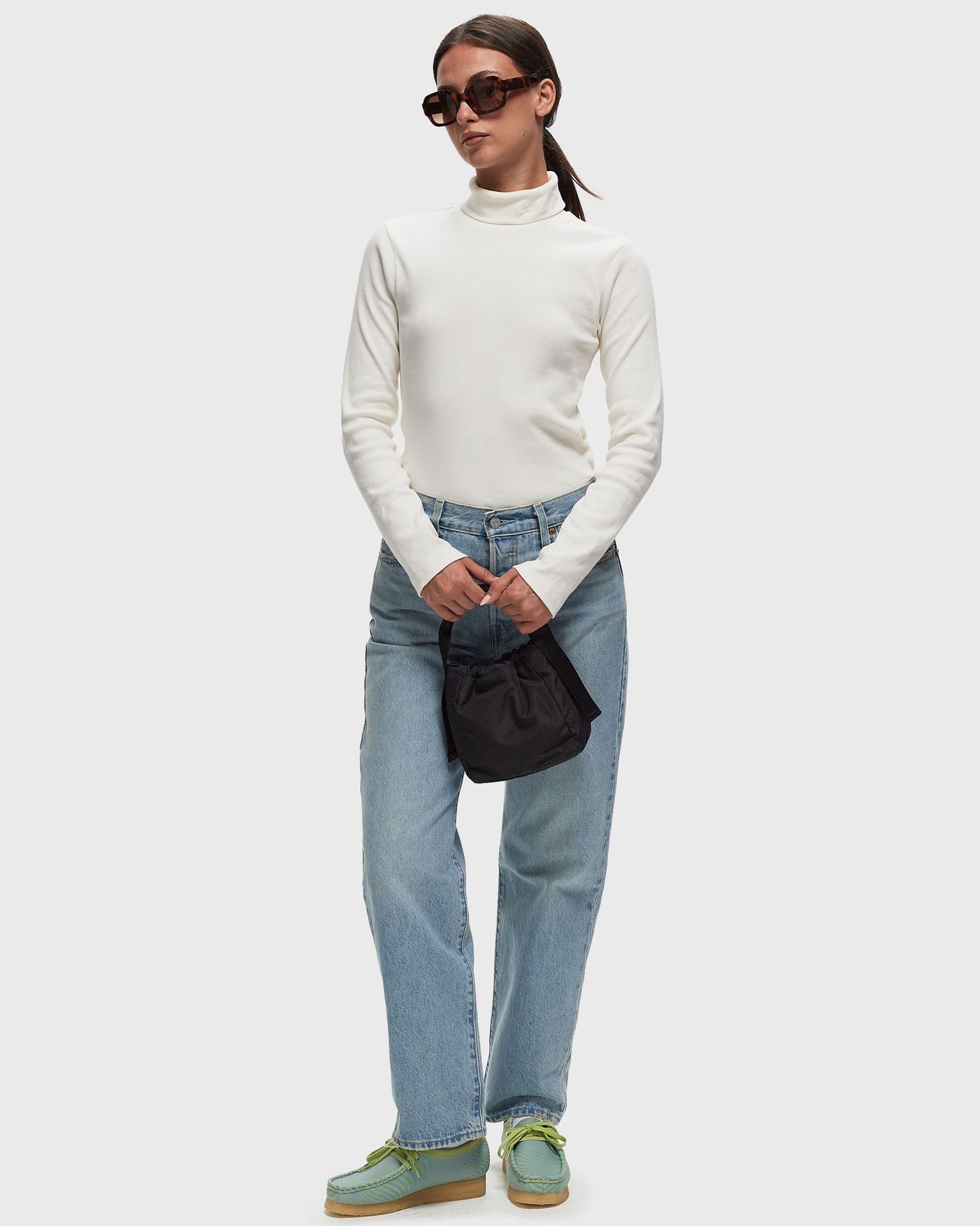 WMNS L/S Signature Mockneck Tee