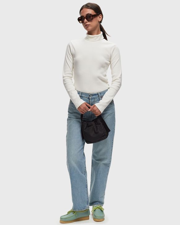 Thumbnail - WMNS L/S Signature Mockneck Tee