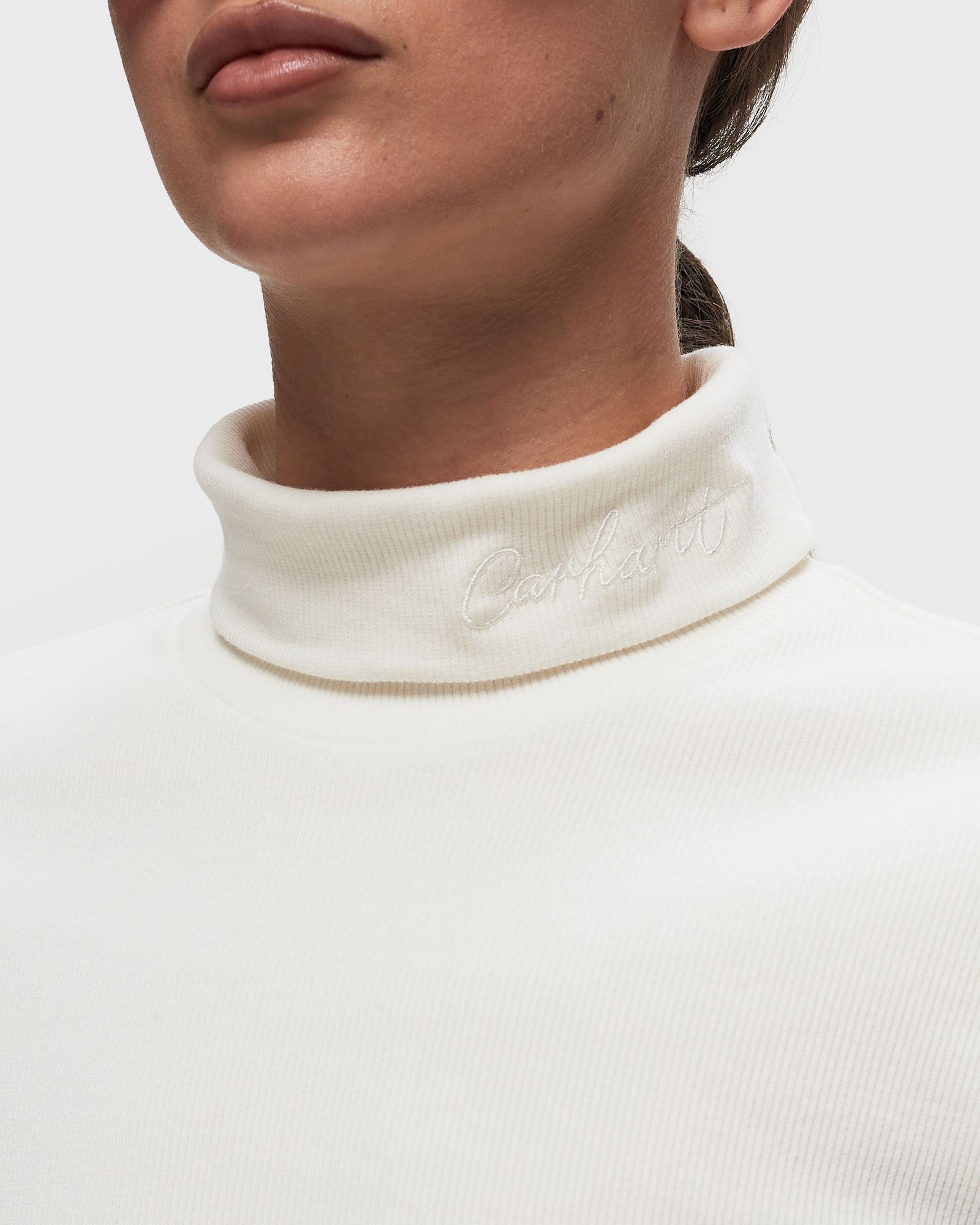 WMNS L/S Signature Mockneck Tee