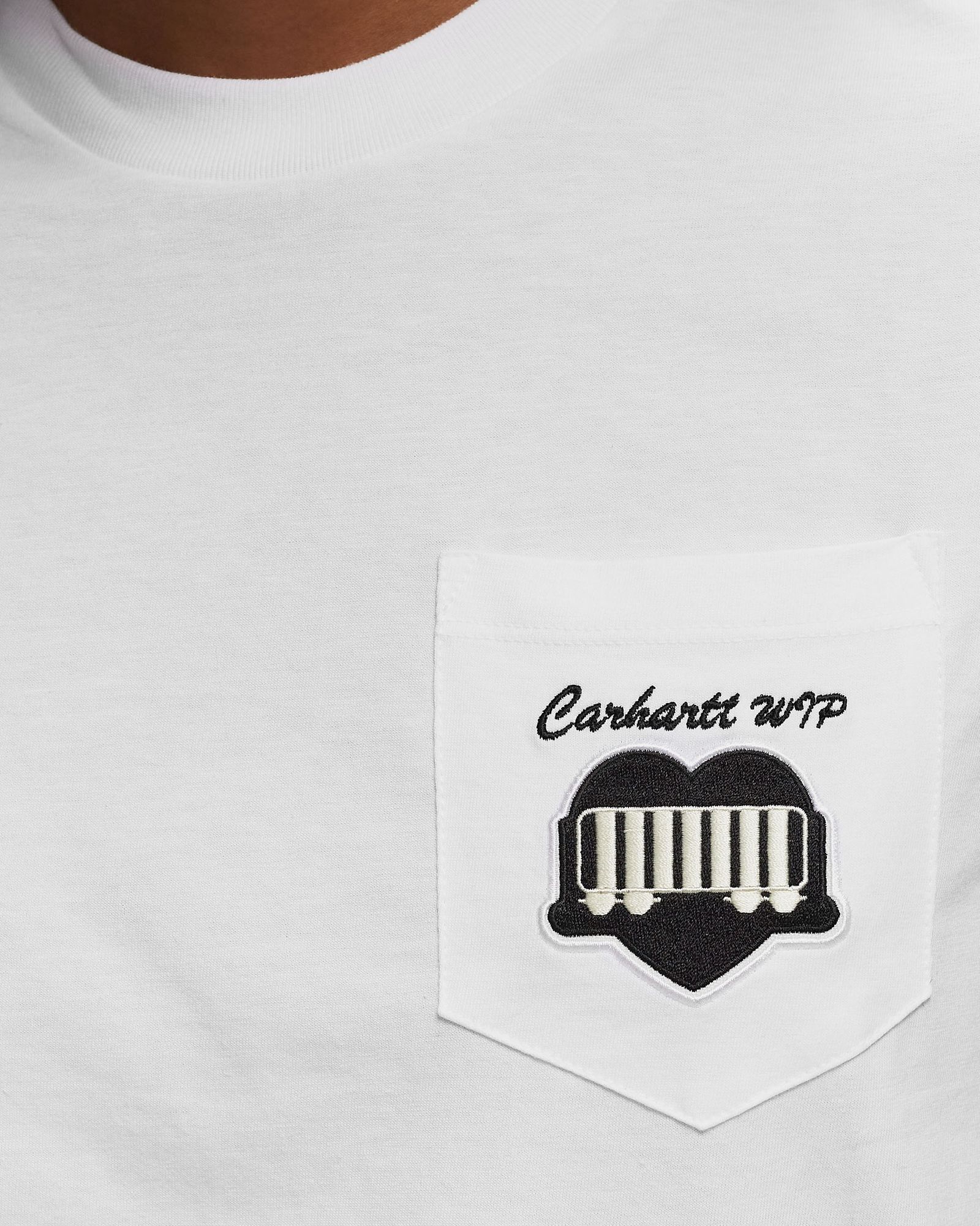 WMNS S/S Heart Train Pocket Tee