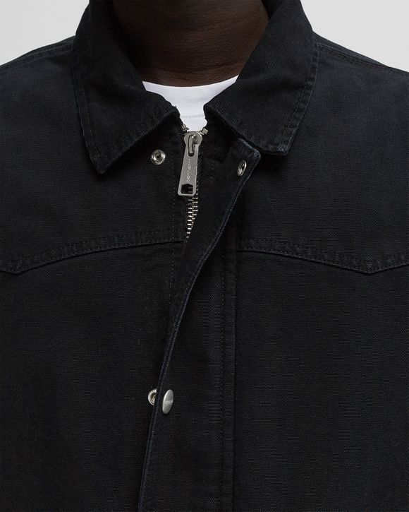 ★Carhartt Santa Fe Jacket M寸★USA J13 BLK Carhartt J13BLK Duck Santa Fe Quilt Flannel Lined Black Jacket