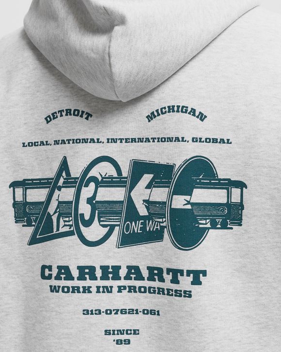 Carhartt WIP Hooded Runaway Sweat Jacket Grey | BSTN Store