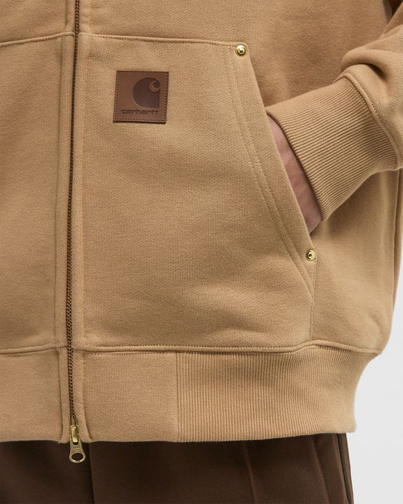 Carhartt WIP Hooded Eldon Sweat Jacket Beige | BSTN Store