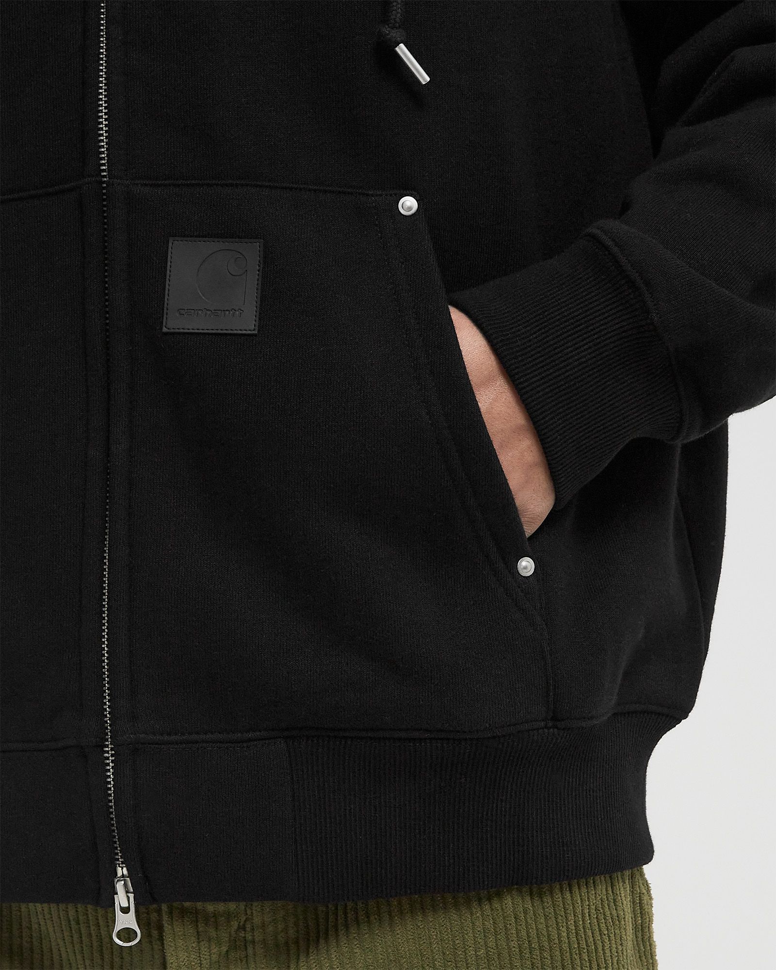 Carhartt WIP Hooded Eldon Sweat Jacket Black | BSTN Store
