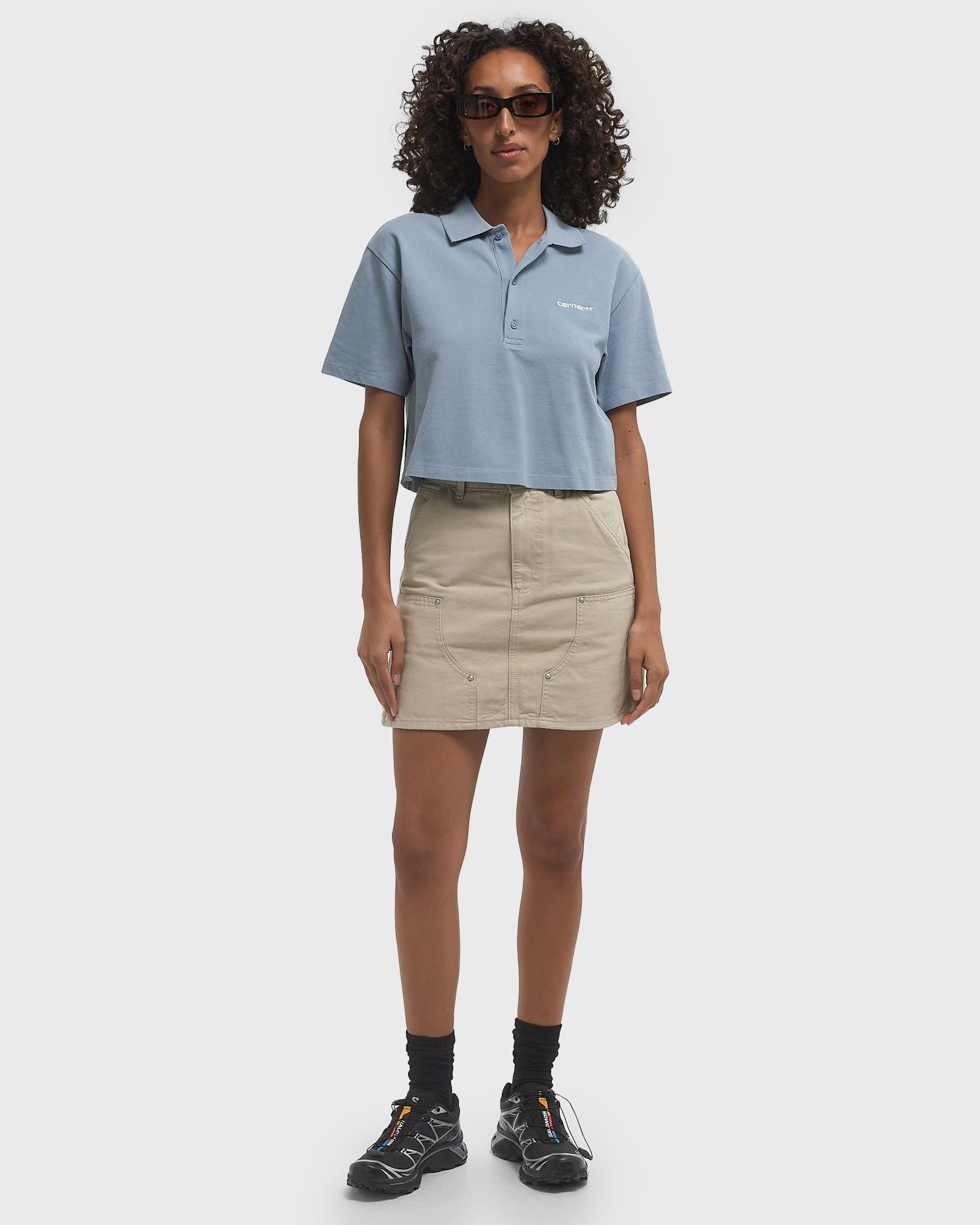 WMNS S/S Carhartt Script Polo TS