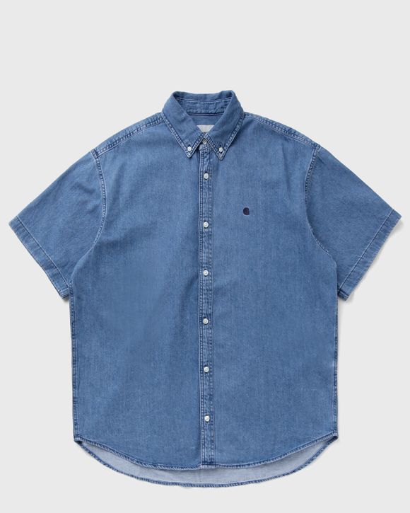 Carhartt WIP S/S Lucas Shirt Blue | BSTN Store