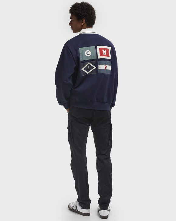 Carhartt WIP Flags Rugby Sweat Blue | BSTN Store