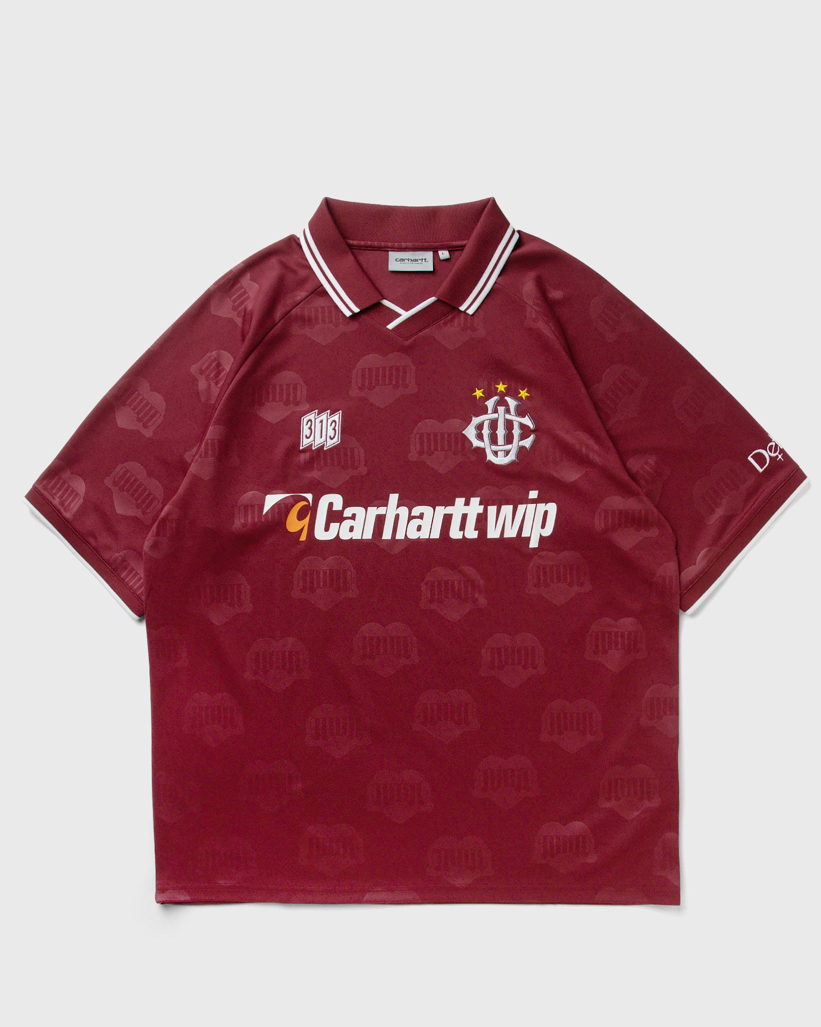 Carhartt WIP S/S Hartt's Football Tee Red | BSTN Store