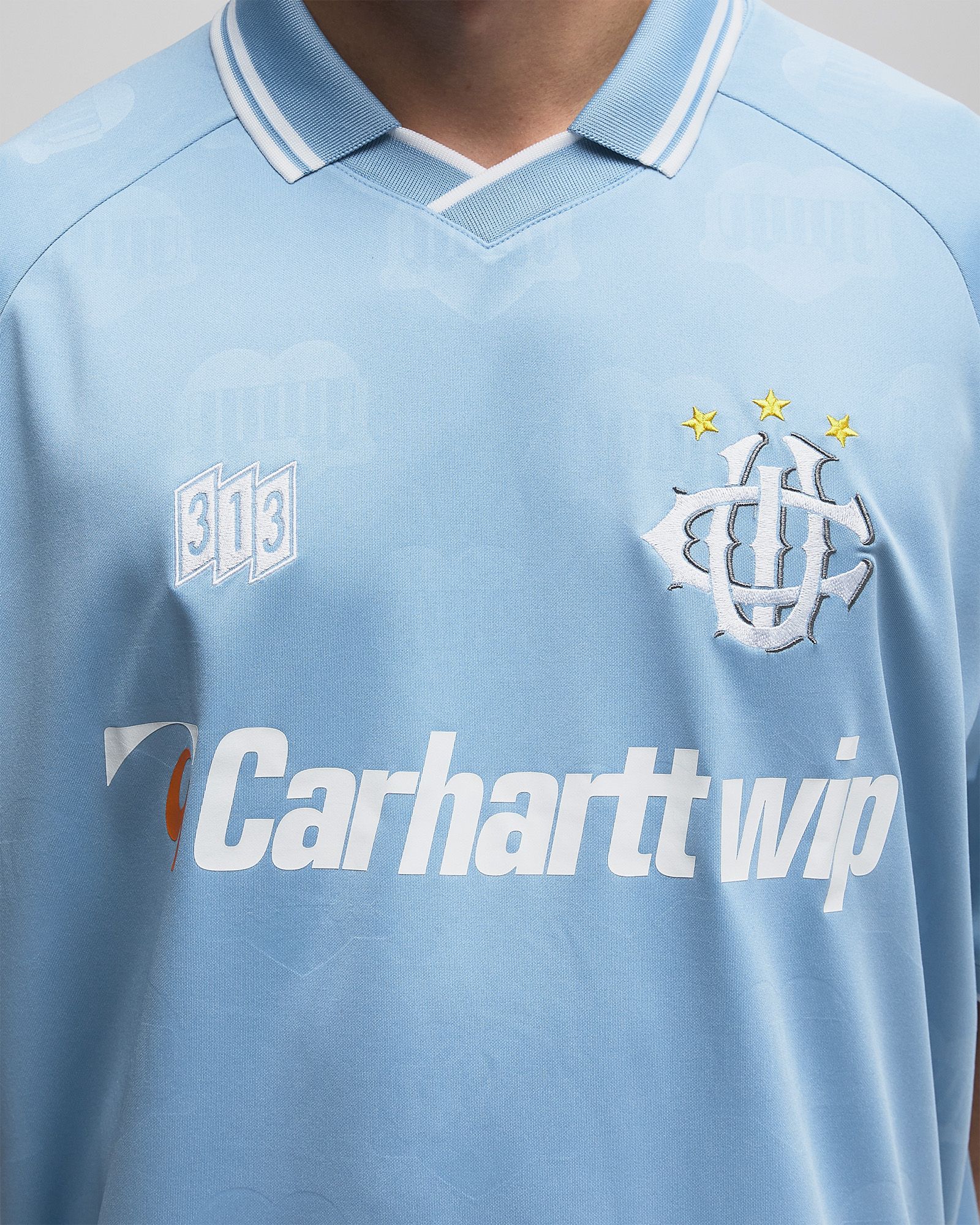 Carhartt WIP S/S Hartt's Football Tee Blue | BSTN Store