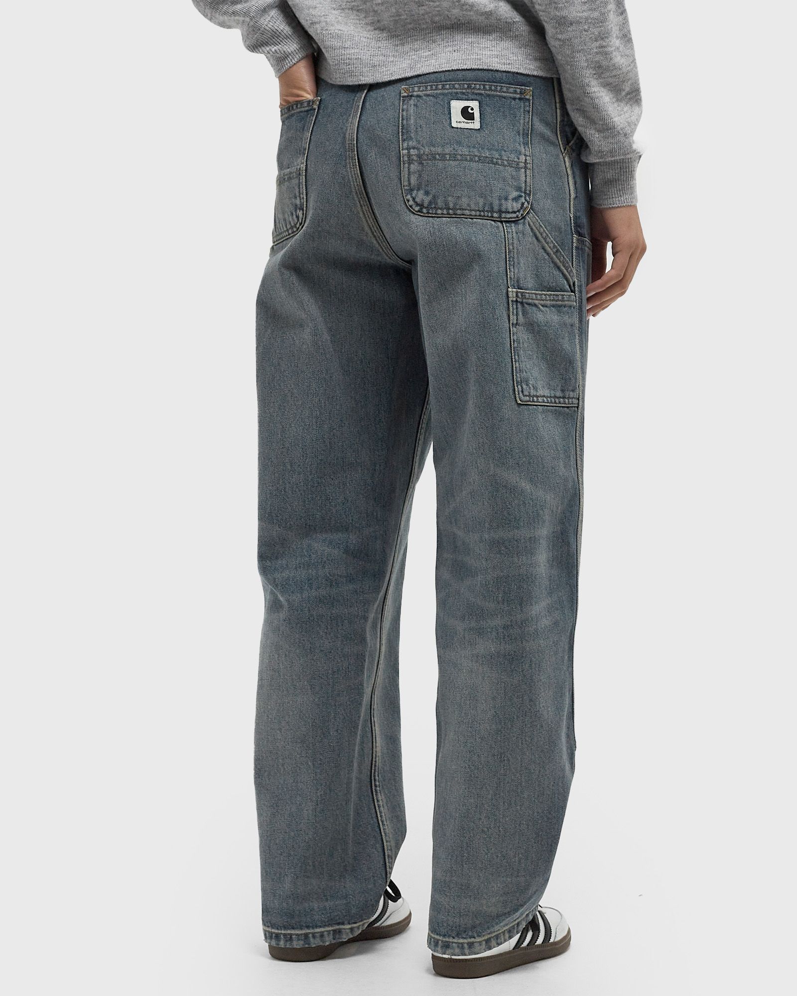 【CARHARTT】DOUBLE KNEE DENIM JEANS Carhartt Double Knee Denim Pants - Blue | Flatspot