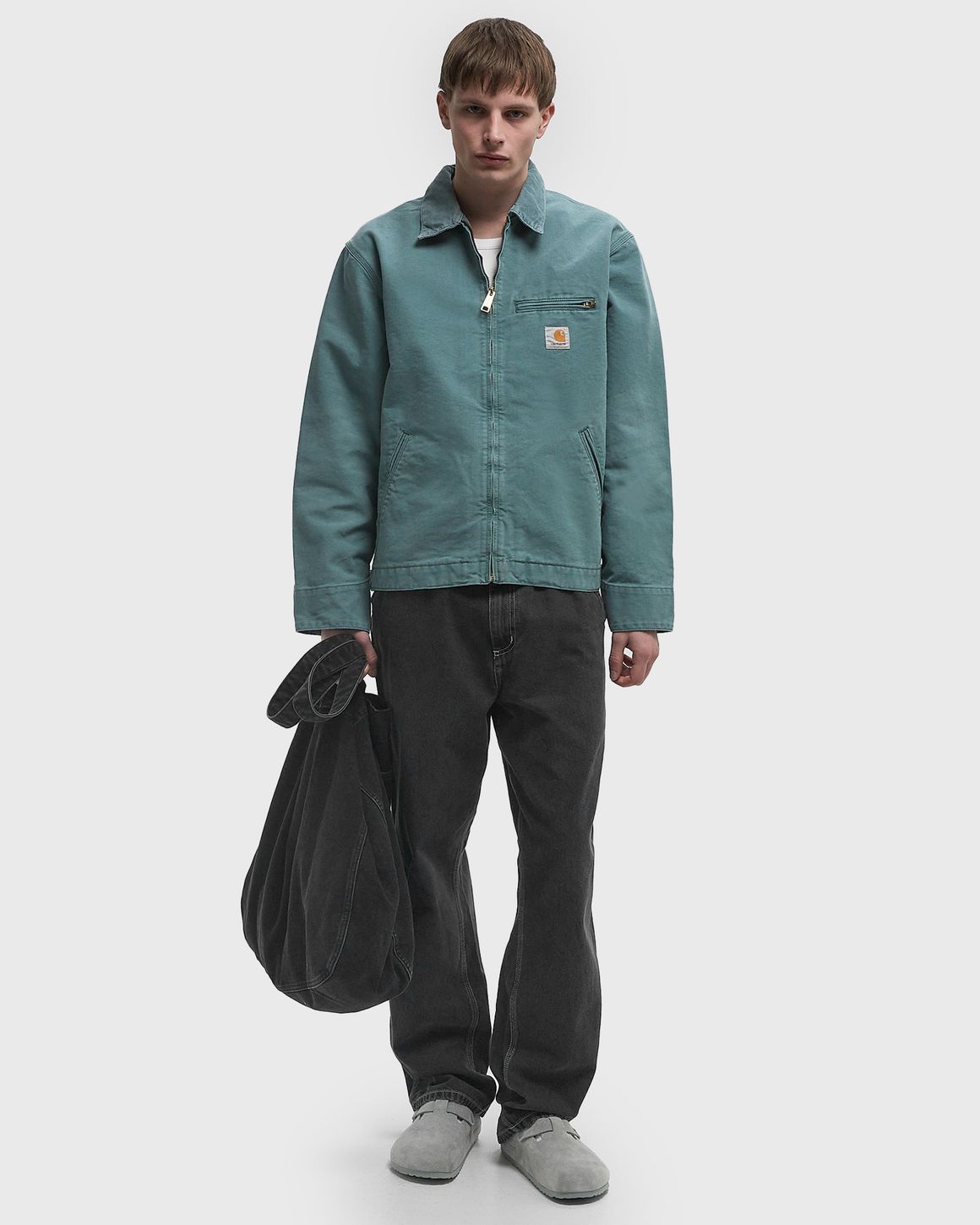 Carhartt WIP Detroit Jacket Silver | BSTN Store
