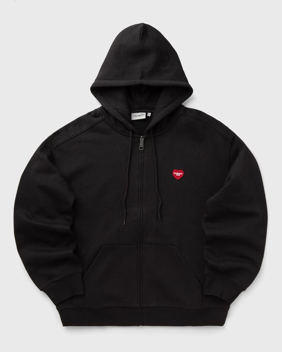 Carhartt WIP Hooded Heart II Hartt Sweat Jacket Black | BSTN