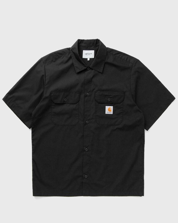 [CARHARTTWIP] S/S TOLAND SHIRT ★大人気★ Carhartt WIP S/S Toland Shirt Black | BSTN Store