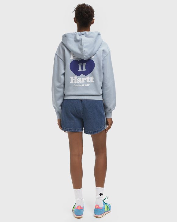 Carhartt WIP WMNS Hooded Heart II Hartt Jacket Blue | BSTN Store