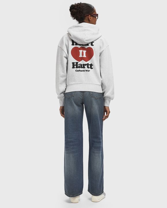 Carhartt WIP WMNS Hooded Heart II Hartt Jacket Grey | BSTN Store
