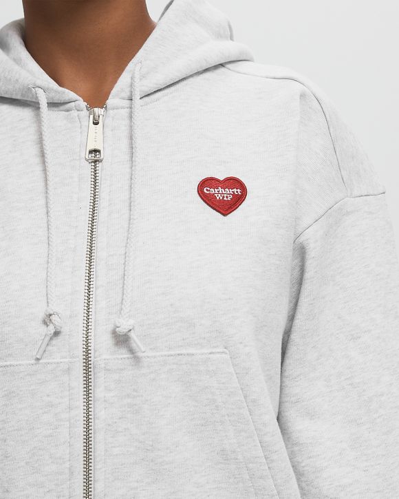 【carhartt】速達無料 \"Heart II Hartt\" ジップ フーディ /Brown Carhartt WIP WMNS Hooded Heart II Hartt Jacket Grey | BSTN Store