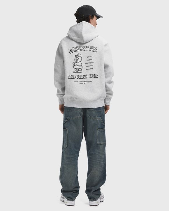 [CARHARTTWIP] HOODED SANDWICH SWEATSHIRT ★大人気★ Carhartt WIP Hooded Sandwich Sweatshirt | Blue Fog / Red