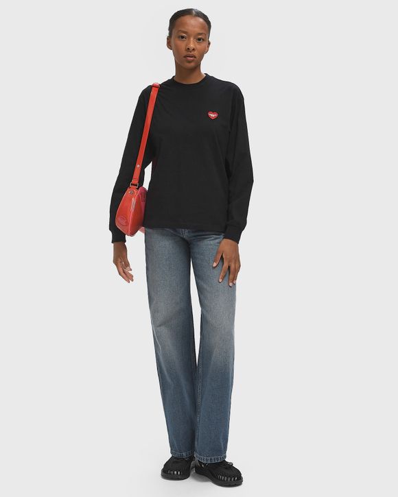 Thumbnail - WMNS L/S Heart Patch Tee
