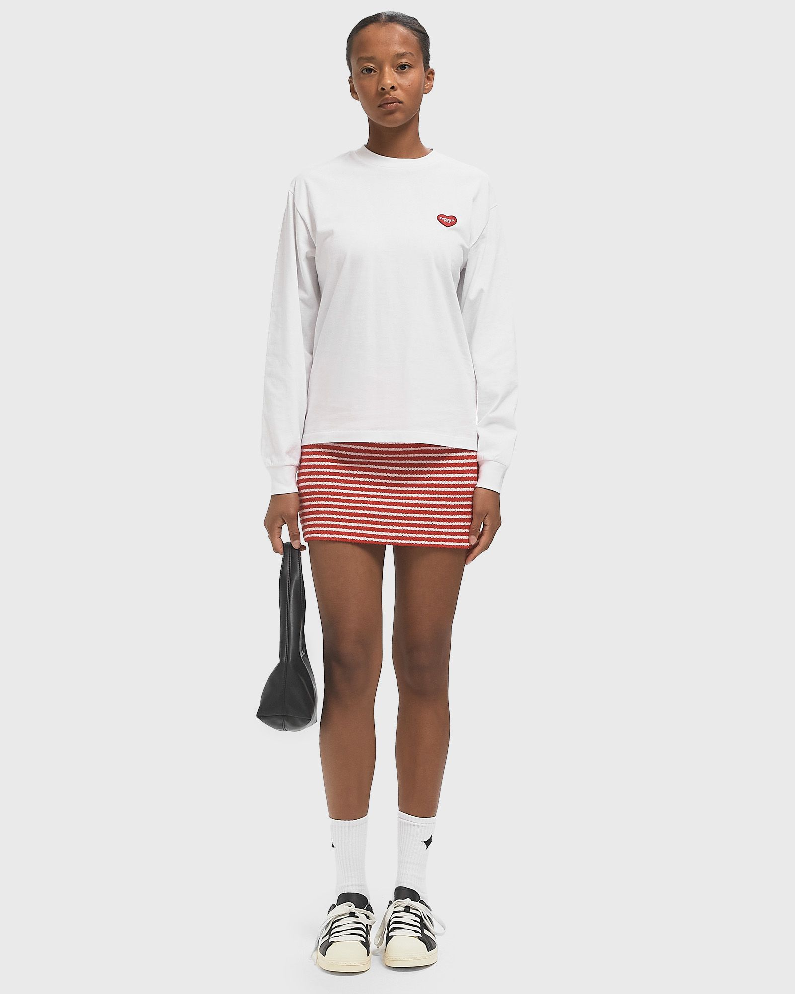 WMNS L/S Heart Patch Tee