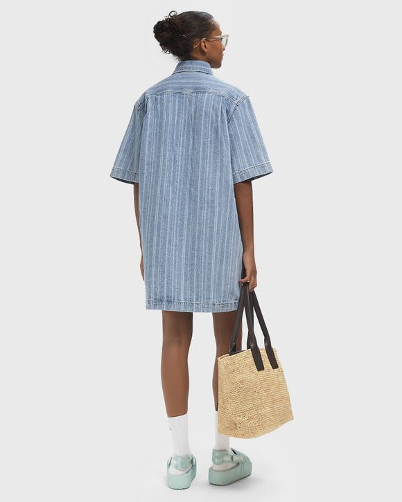 ★ドイツ発*carhartt WIP*新作*W'Rylan デニムドレス/BLACK★ Carhartt WIP W' Rylan Dress, Rylan Stripe, Black | Official