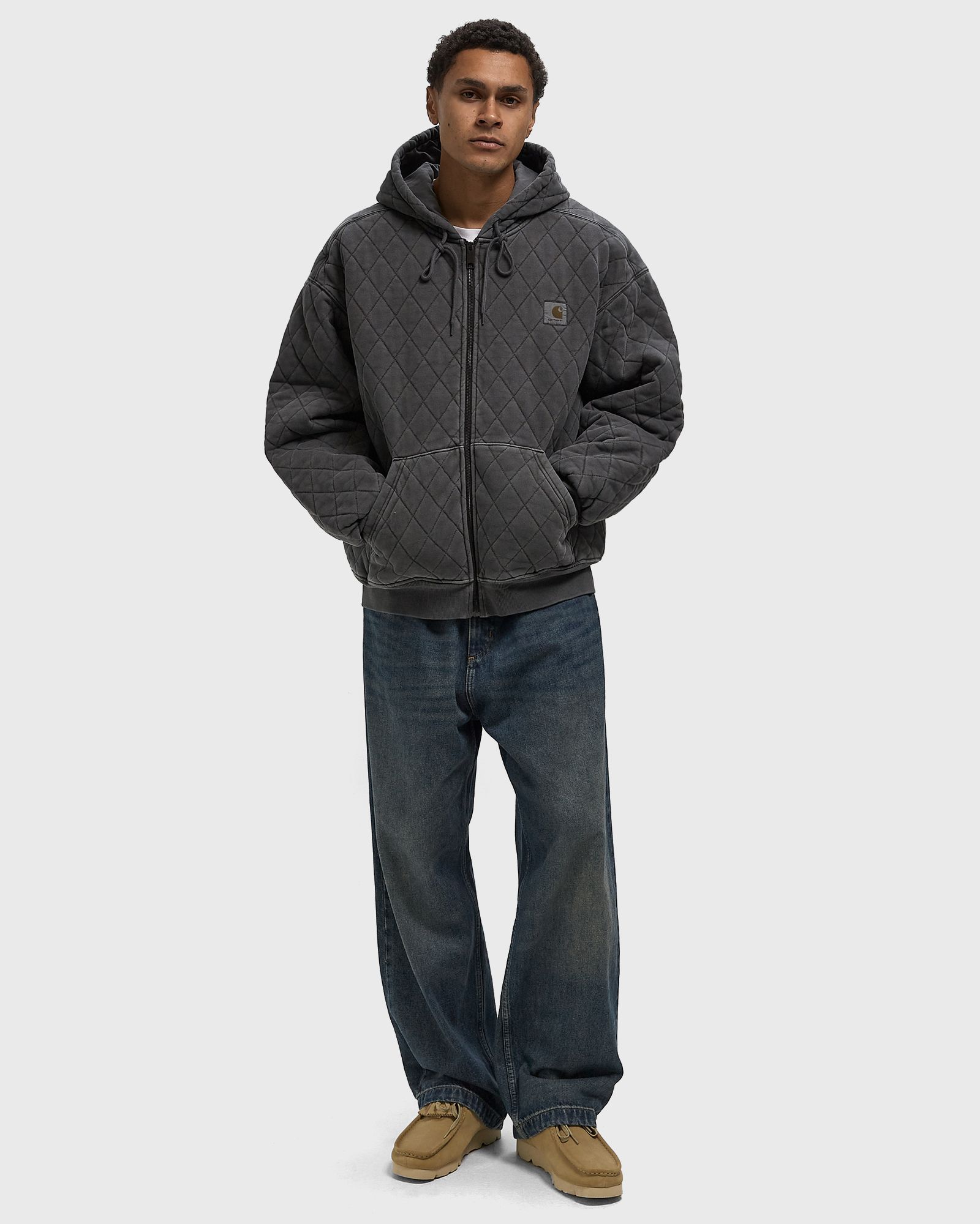 Hooded Vista Quilted Sweat Jacket