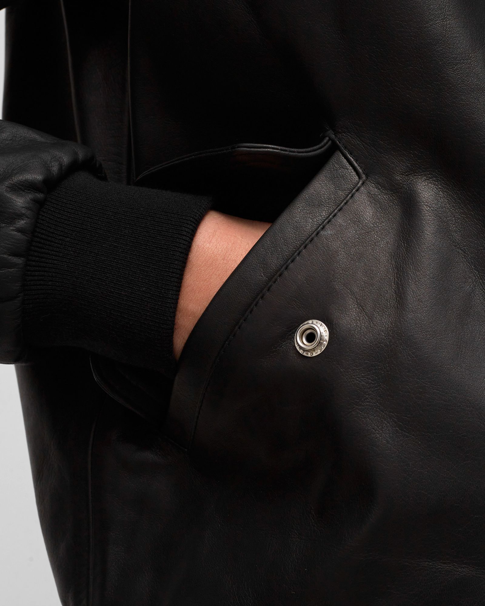 Leather Bogota Bomber