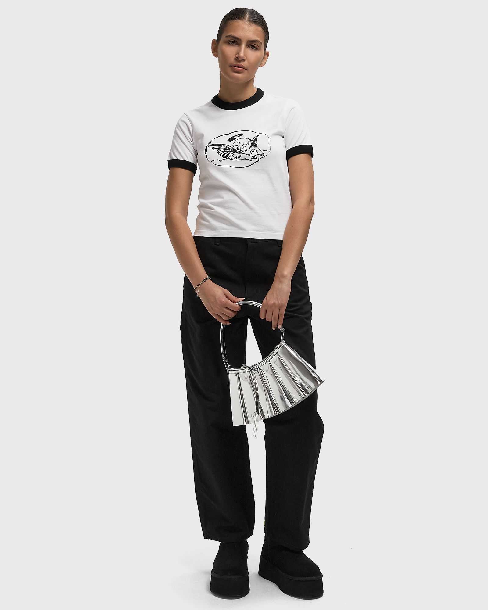 WMNS S/S Reminiscing Ringer Tee