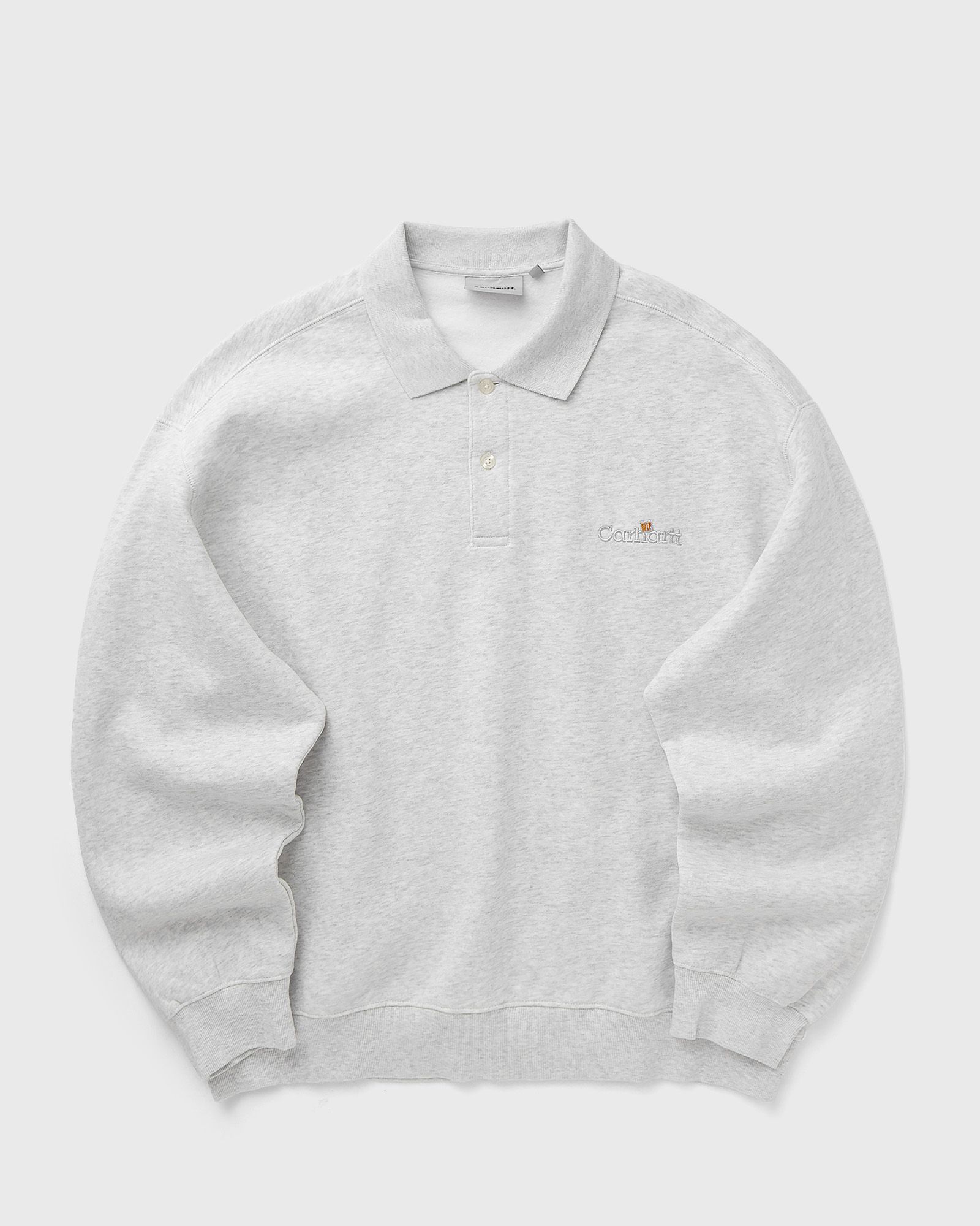 Carhartt WIP Carhartt WIP WIP Label Polo Sweat in grey