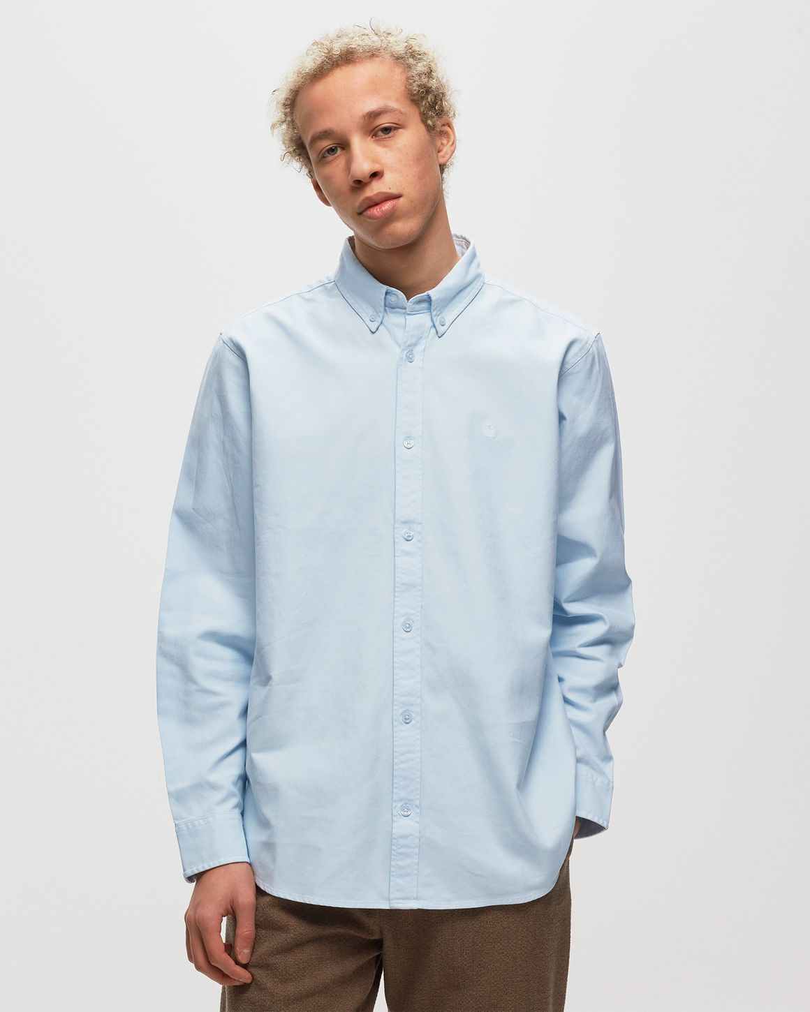 シャツ Carhartt LS Bolton Shirt I030238-1CG Carhartt WIP L/S Bolton Shirt Green | BSTN Store