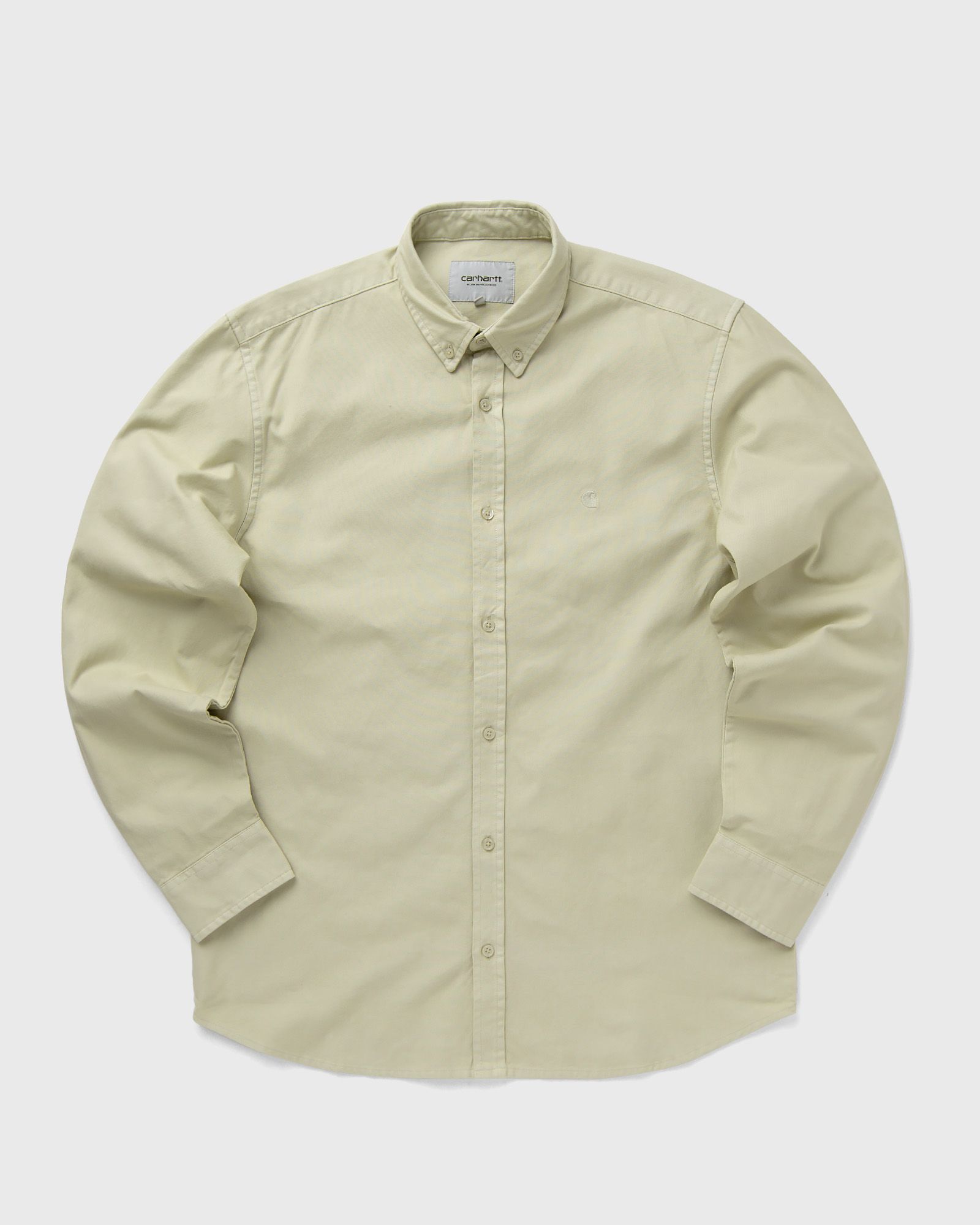 Carhartt WIP - l/s bolton shirt men longsleeves beige in größe:m