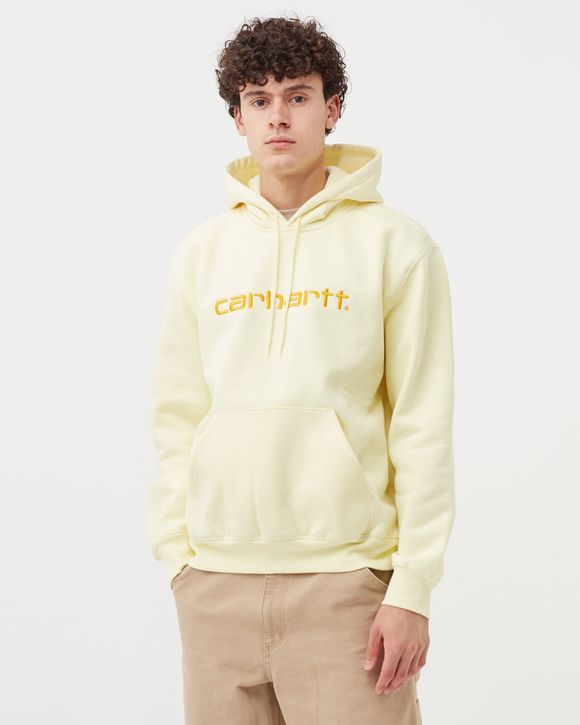 Yellow carhartt hoodie hot sale