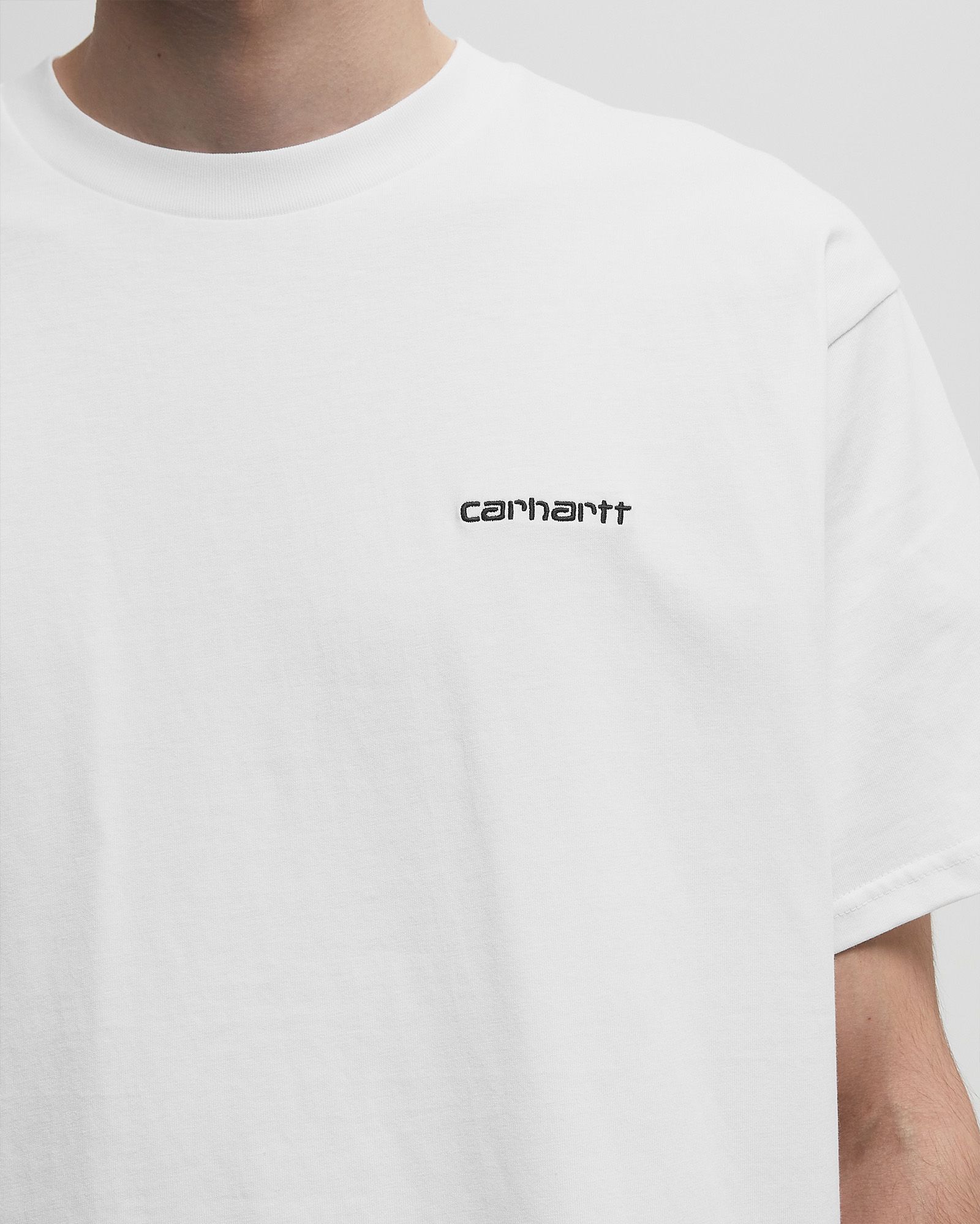 S/S Script Embroidery Tee