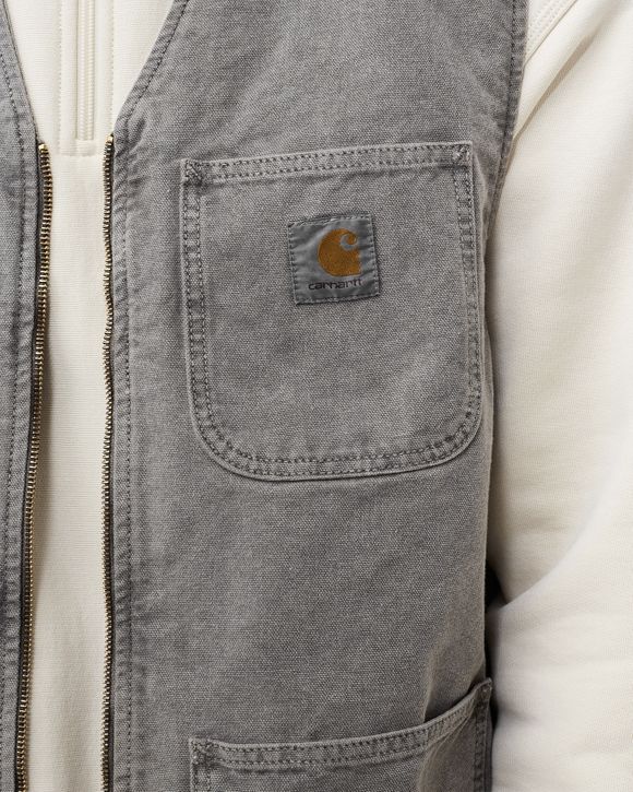 喜ばれる誕生日プレゼント carhartt vest グレー Mサイズ arbor