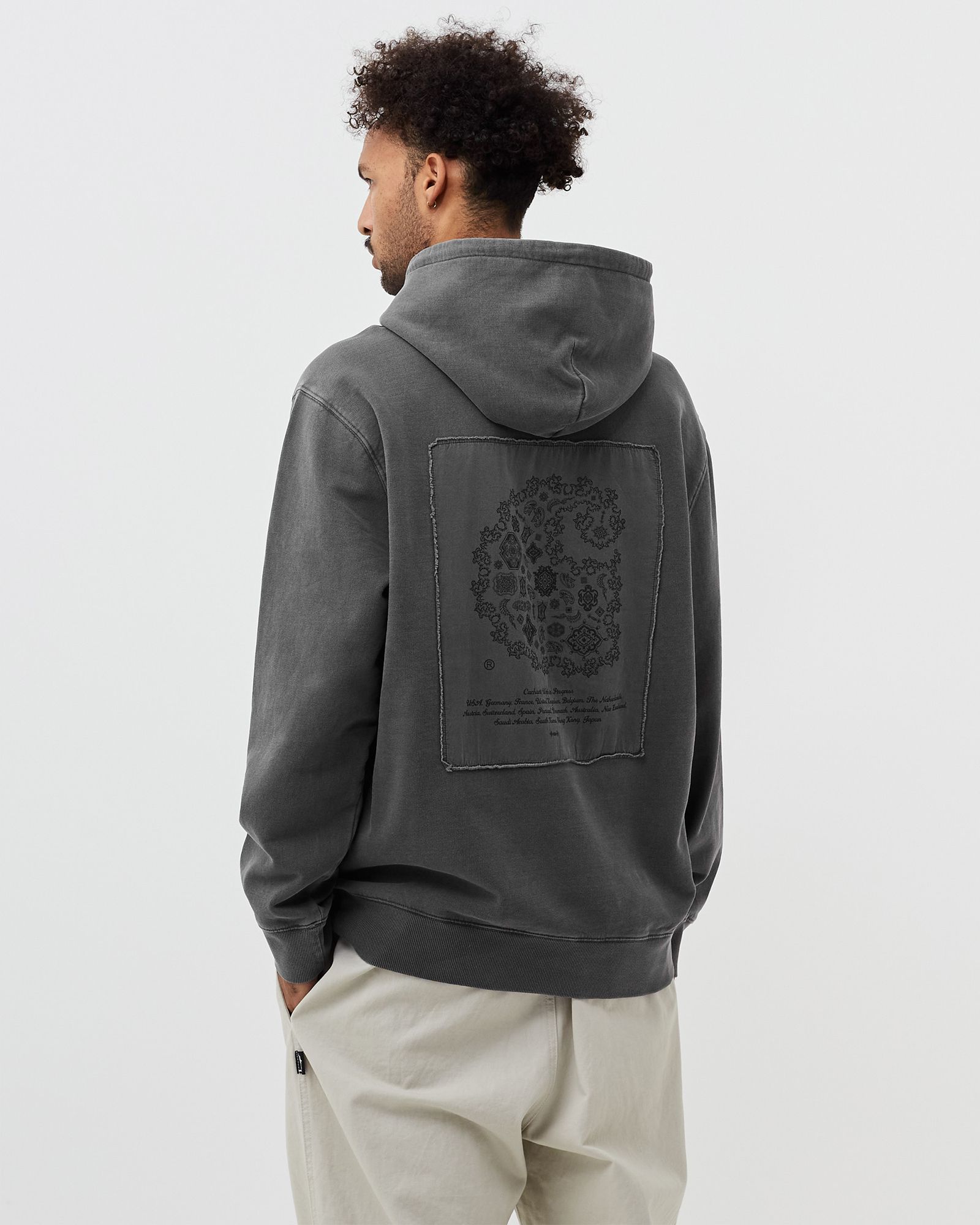 Hooded Verse Patch Sweat