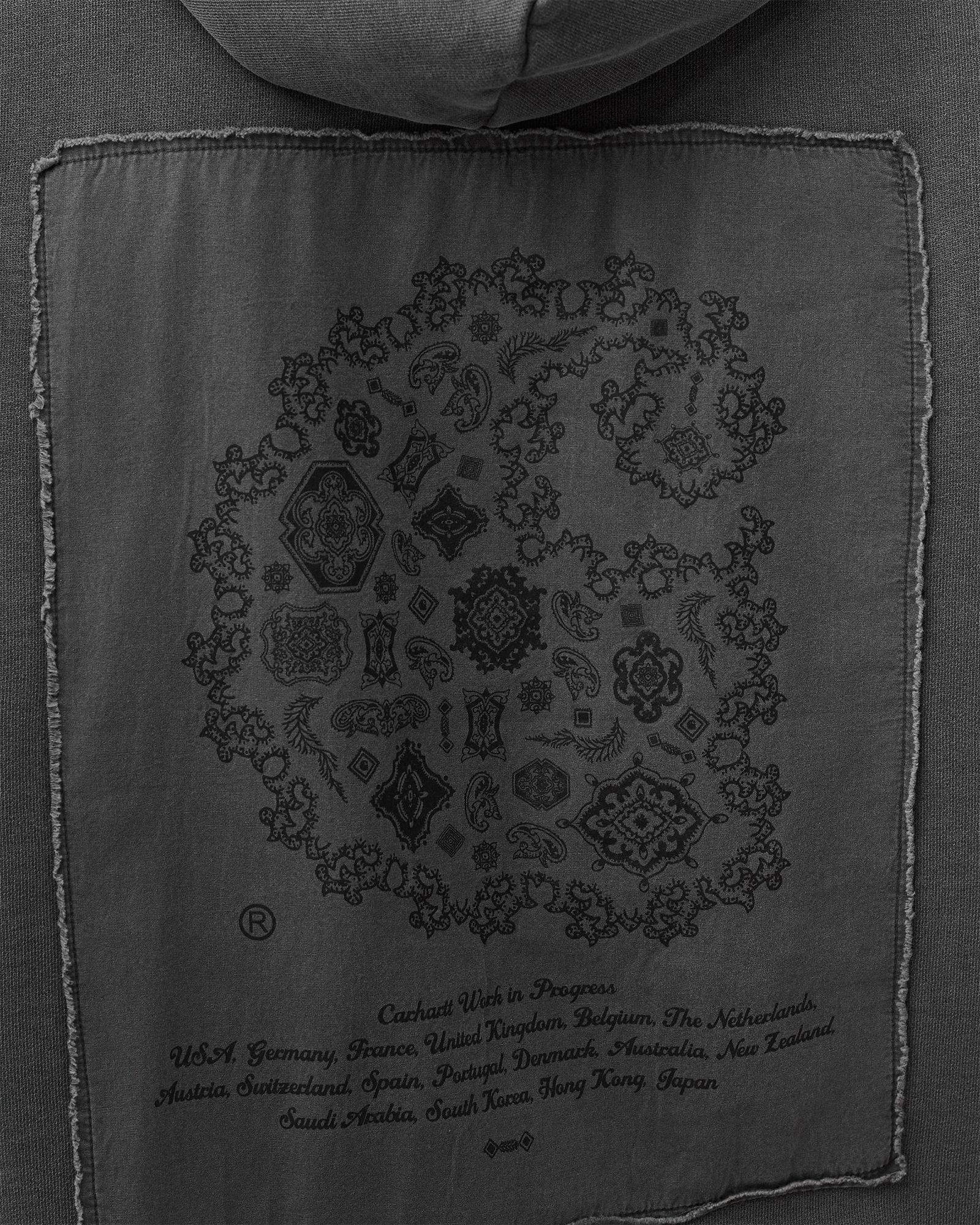 Hooded Verse Patch Sweat