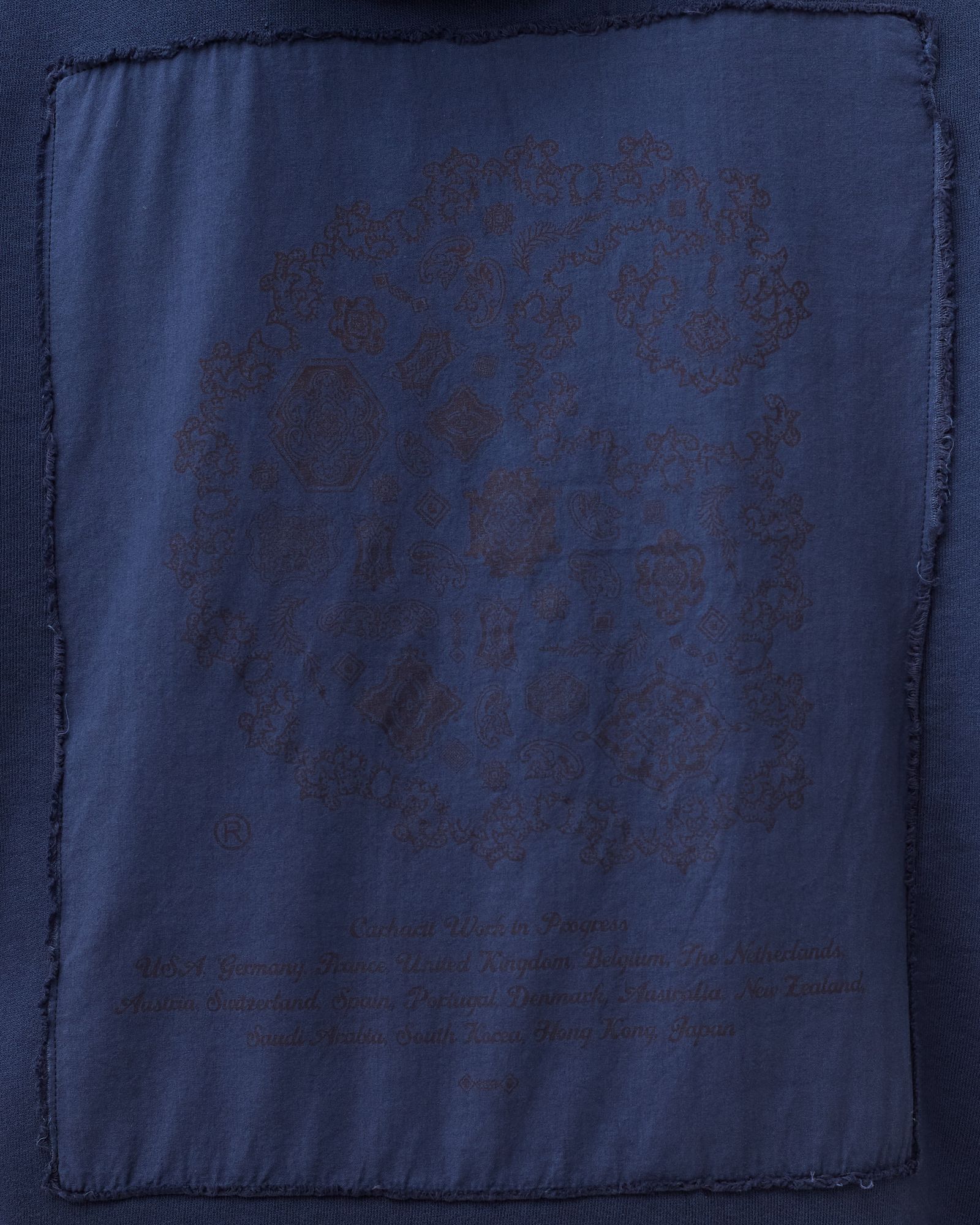 Hooded Verse Patch Sweat