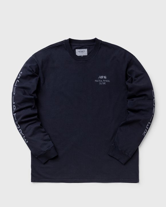 Carhartt WIP Carhartt x New Balance L/S T-Shirt Blue - Dark Navy / Wax