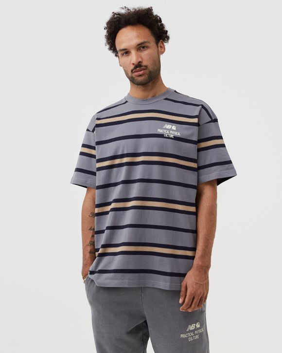 Tシャツ・カットソー CarharttWIP x NewBalance Sculpture Center S/S Stripe T-Shirt Carhartt WIP Carhartt x New Balance S/S Stripe T-Shirt Grey