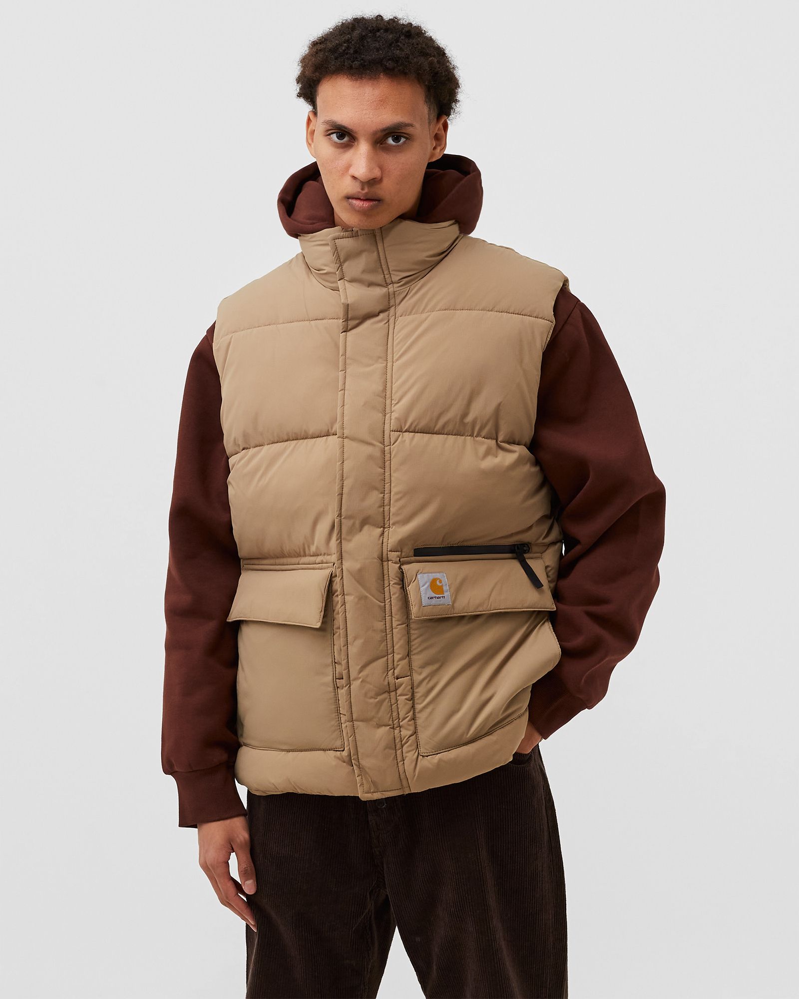 Carhartt WIP Milton Vest Brown | BSTN Store